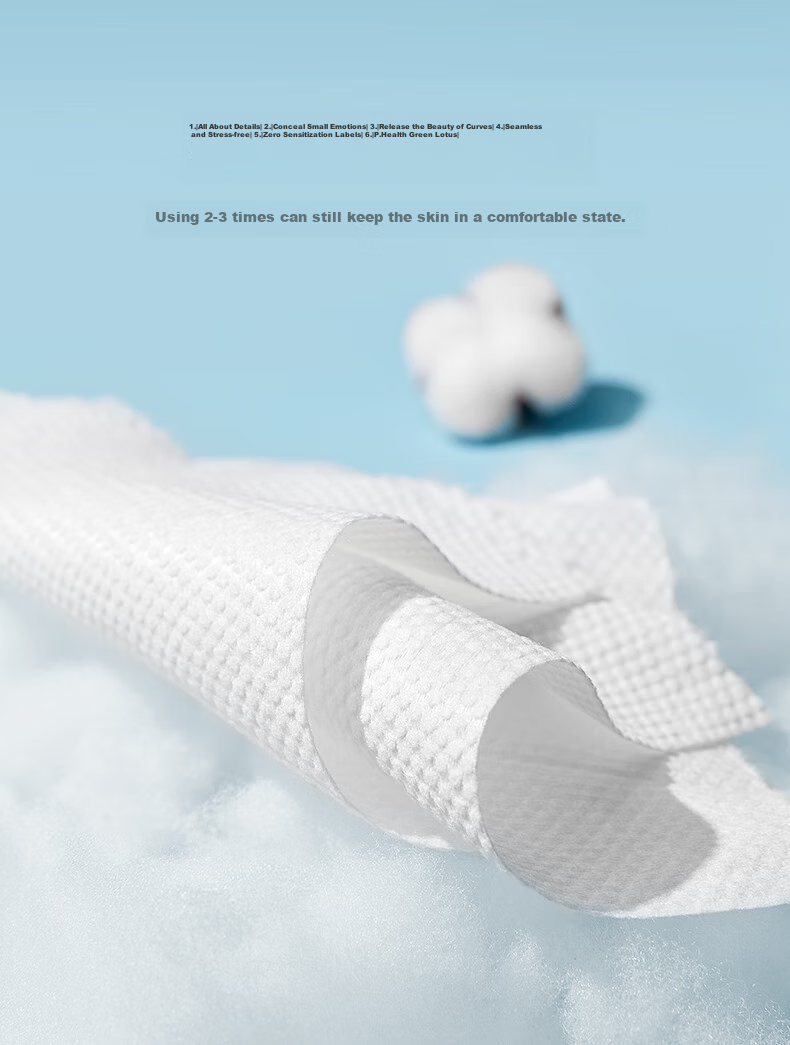 AIBEDILA Disposable Face Towels for Babies, Dual-Use Wet And Dry Soft Cotton Pads, Thickened Pearl Pattern Beauty Makeup Face Towels, 80 Sheets * 6 Packs 3