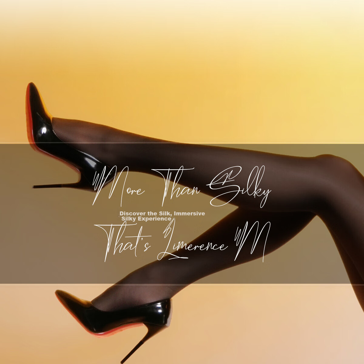 Limerence M [Dark Night] Stockings 18D Matte Seamless Silky Sexy Pantyhose, Black (High-Waist Seamless), Size L 14