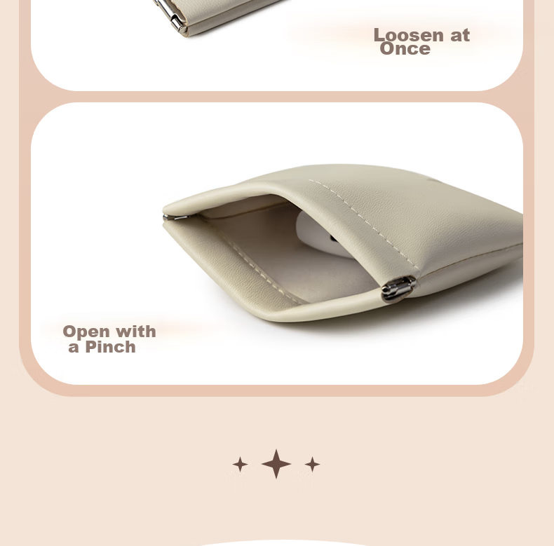 EDIFIER Earphone Leather Warranty Case High-Quality PU Leather Material Luxurious Feel Waterproof And Scratch-Resistant Durable And Dirt-Resistant Compact And Portable (Free Gift, Do Not Purchase Separately) 6