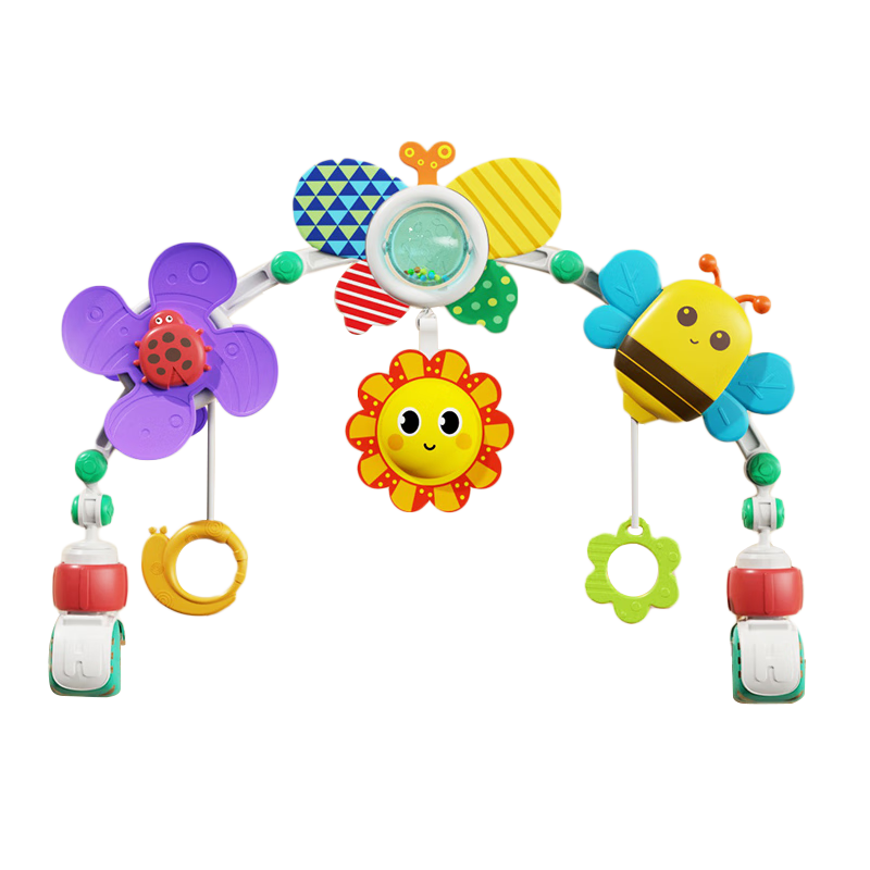Anby Families Bed Bell Stroller Mobile Toy for 0-1 Year Old, 6 Months Newborn, Baby Soothing Rattle, Birthday Gift