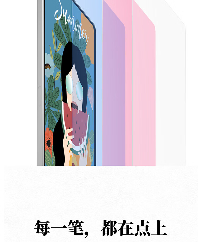 ESCASE Matte Paper-Like Screen Protector for iPad Pro 11 2024 M4 Chip Tablet, Compatible with Handwriting and Drawing 4