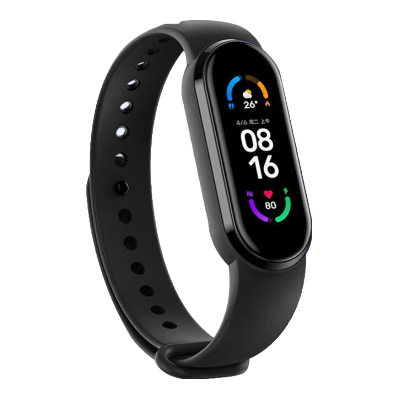 CHENSONG Compatible with Xiaomi Band Straps, Suitable for Xiaomi Band 5/6/7/NFC Straps, Xiaomi Band 7 Straps, Smartwatch Sports Silicone Strap, 567 Black