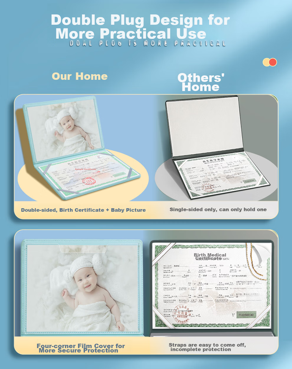 Jiaranheng Vaccine Record Holder, 2026 New Large Size, Green Baby Style 13