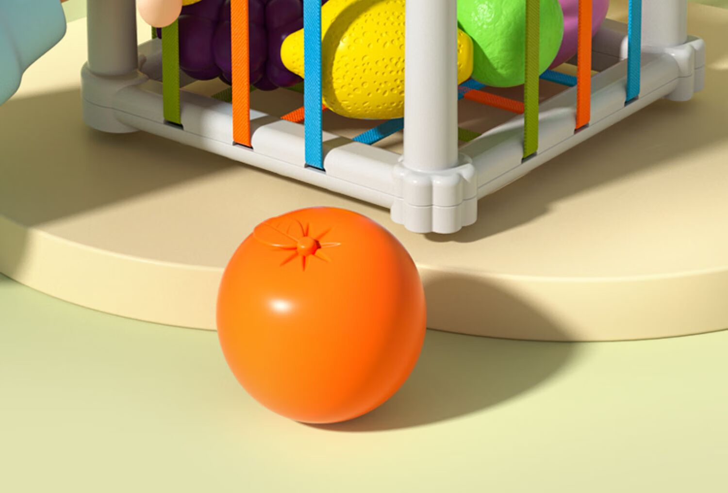COODORA Sesele Baby Toy Fruit Grasping Training Educational Infant Six-Sided Cube Newborn Gift 10