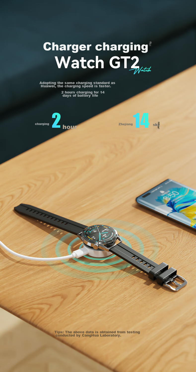 CangHua Magnetic Wireless Fast Charging Cable for Huawei Watch, Compatible with Watch GT/GT2/2E/Honor Watch 2/Magic/GS Pro Charging Dock CP06 5