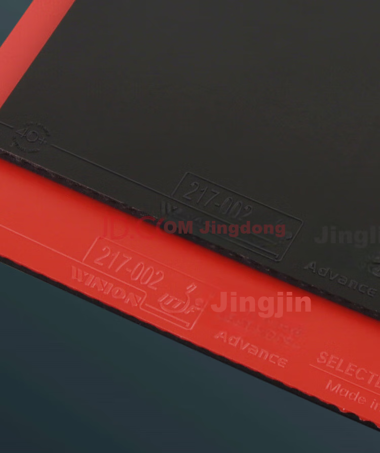 WINION Premium Table Tennis Racket Rubber, Advanced Rotating Anti-Grip Rubber, Sticky Inner Energy, Red Medium-Hard MAX 4