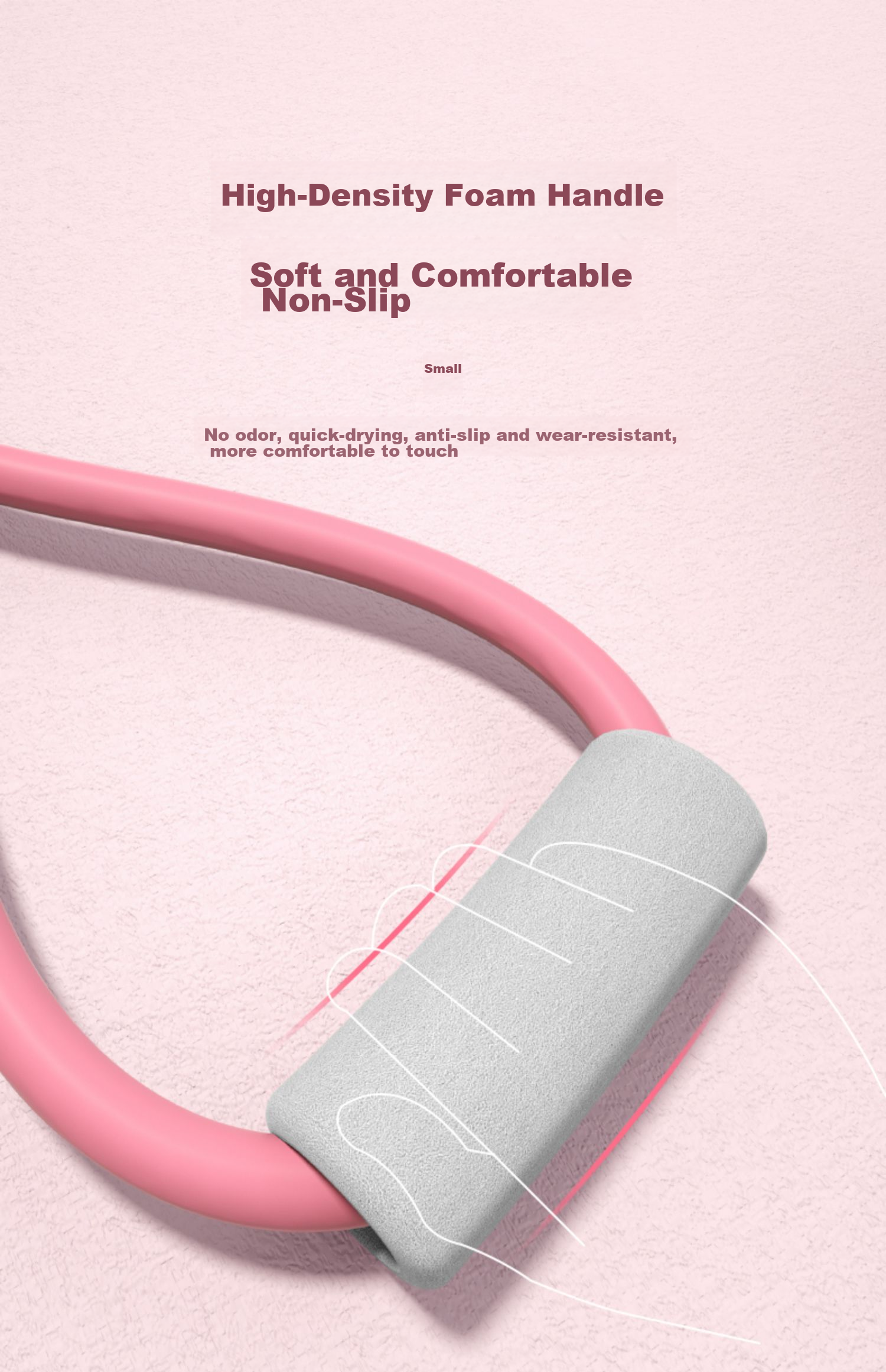 Li-Ning Elastic Band Fitness Figure-Eight Pull, Yoga Rope for Women's Back Stretching Equipment, Shoulder Opener And Chest Expander 15