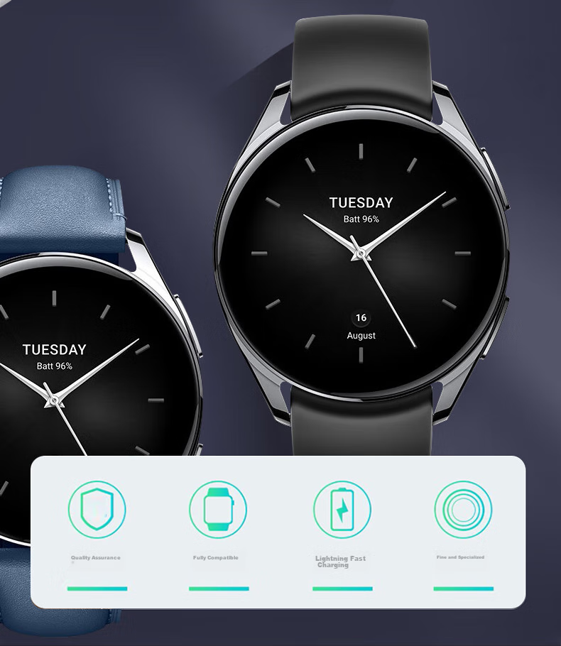 CangHua Compatible Magnetic Charging Cable for Xiaomi Watch, Suitable for Xiaomi Watch 5/S5/S4/S4 Sport/S3/S2/15th Anniversary Edition, Blood Pressure H1E Watch Charger Dock 3
