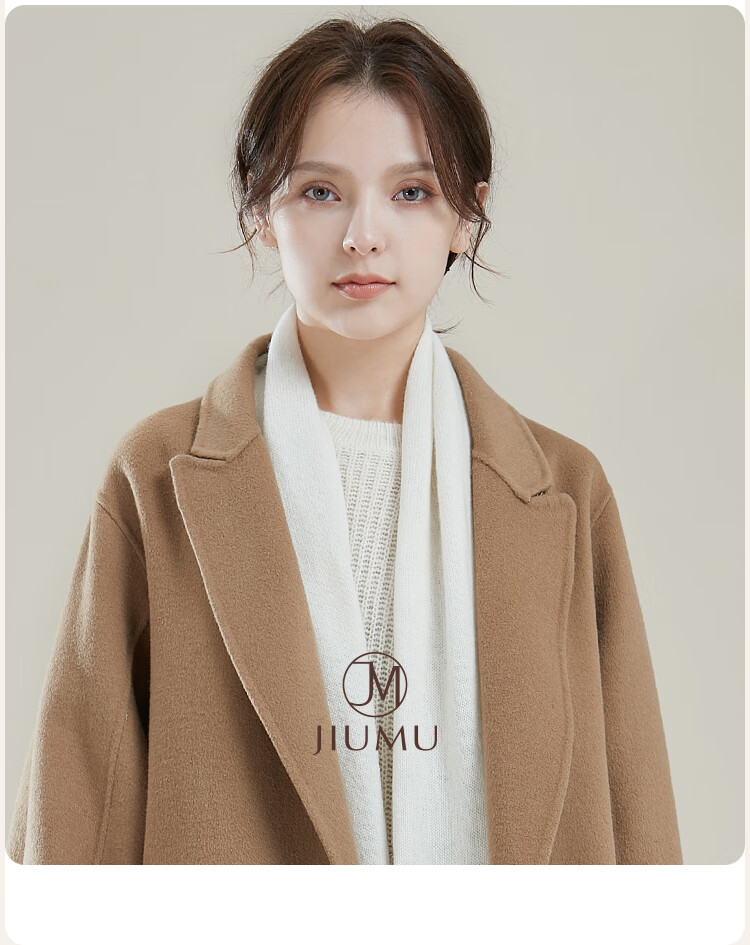 JIUMU Top-Layer Sheepskin Warm Genuine Leather Gloves for Women, Winter Fleece-Lined Windproof Cold-Resistant Gloves 6