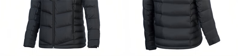 YONEX Badminton Jacket down Coat for Women, Winter Cold-Resistant Hooded Outerwear YOBC4055CR Black XO 4