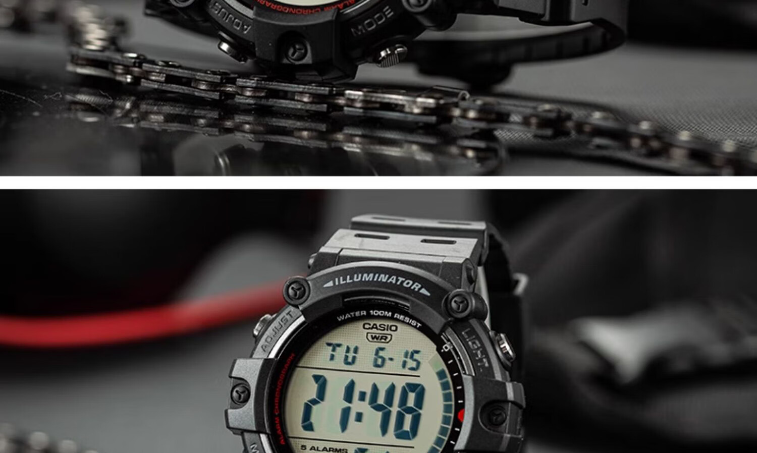 Casio Watch for Men, Large Digital Display, Sports, High School Students, Unisex Watch, Electronic Watch, Gift, AE-1500WH 10