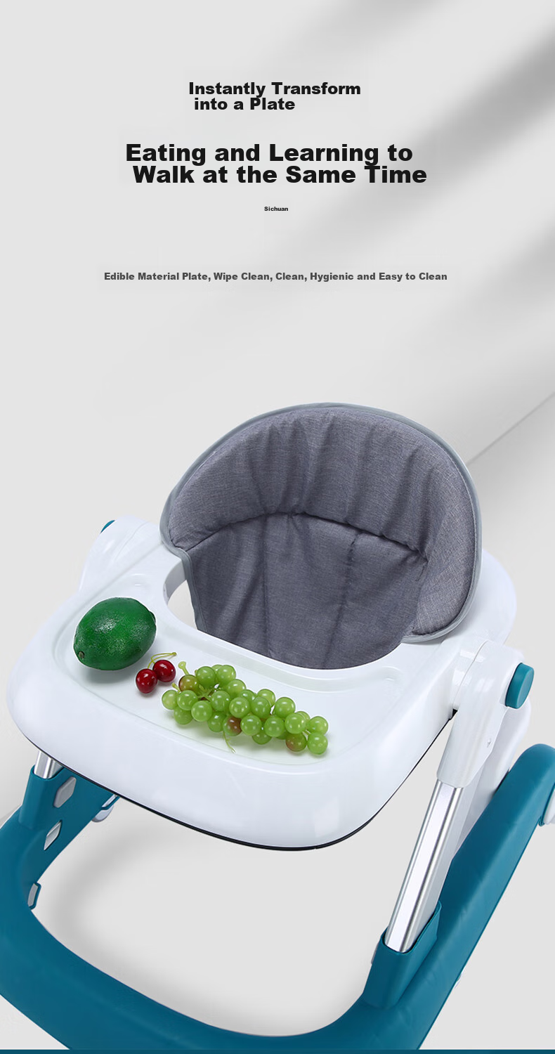 ANGI BABY Multifunctional Baby Walker Anti-Tip Foldable Push Toy Gift for Kids 10