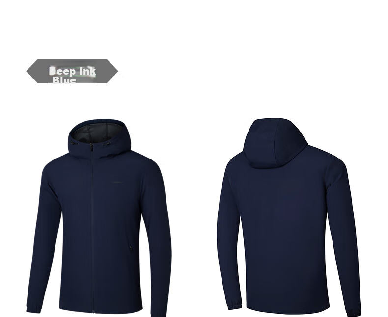 361° Men's Triple-Protection Jacket, Autumn Water-Repellent Sportswear, Casual Commuter Hooded Windbreaker, Outdoor Jacket 40