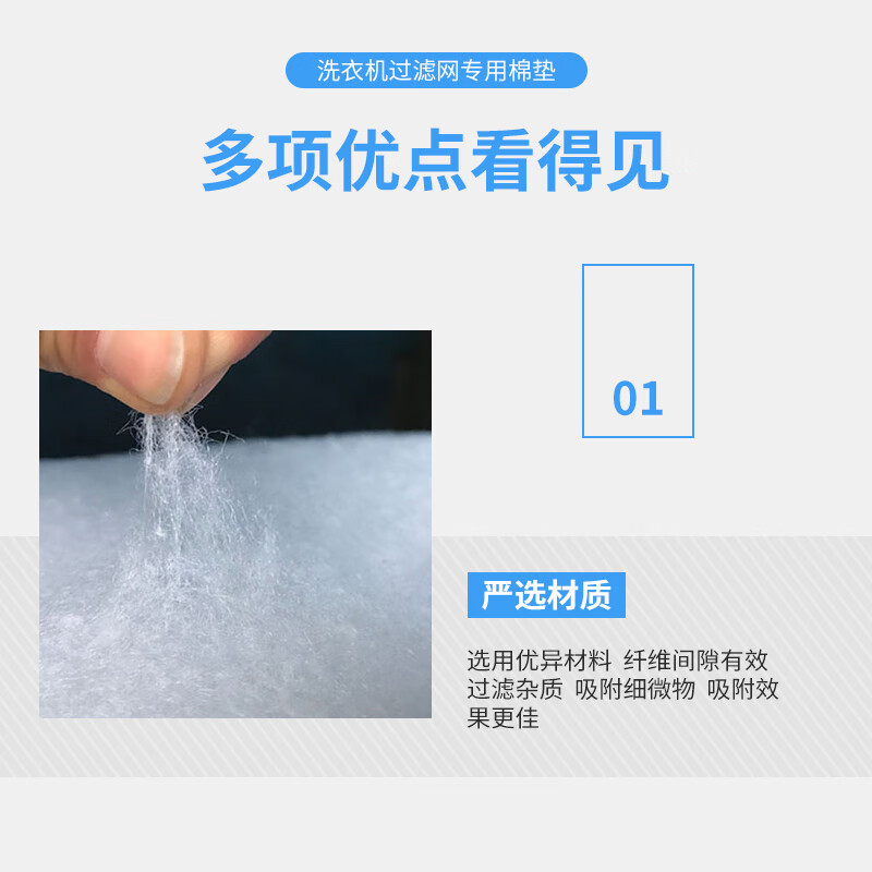 Фильтр-сетка для стиральной машины Shuangwei, аксессуар для стиральной машины, коробка с фильтром и встроенным фильтрующим хлопком, 6 шт., GUM-02