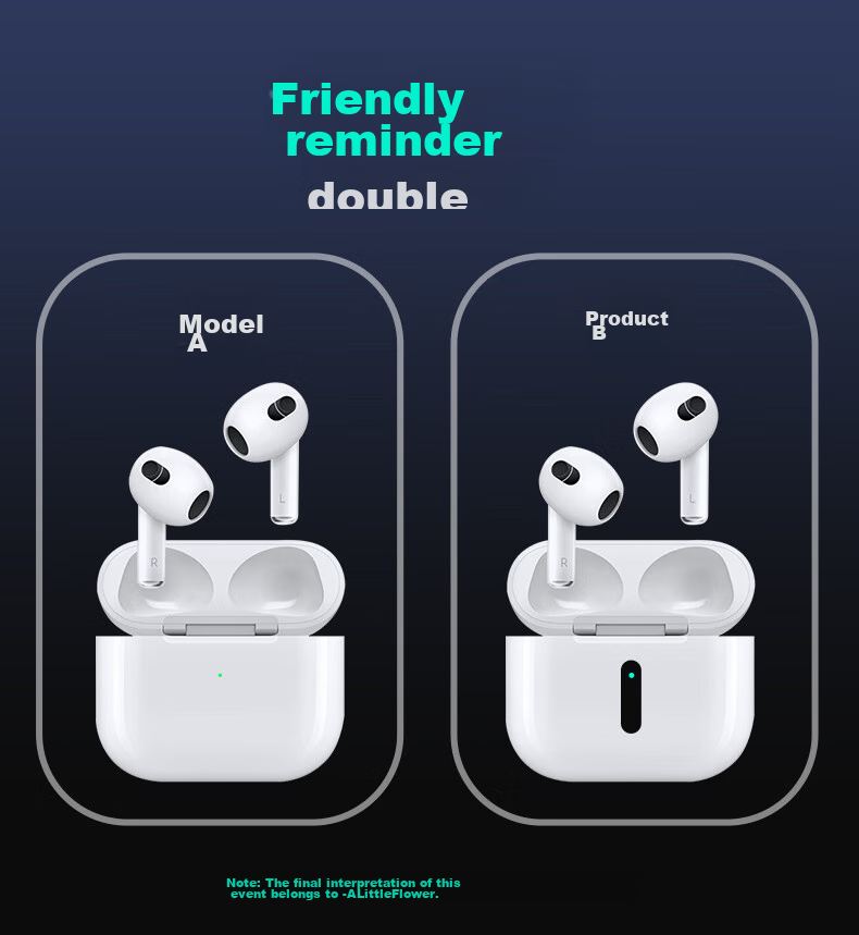 ALittleFlower [Huaqiangbei 12th Generation] Bluetooth Earphones Compatible with Apple IPhone 16 Max 15 Air 14/13 Semi In-Ear True Wireless Music 2025 Latest Model Student 12