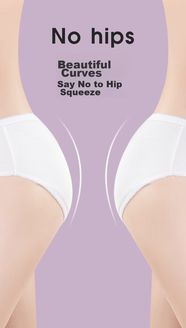 Grace Disposable Underwear for Women, Pure Cotton Maternity Travel Panties, XXL Size, 5-Pack [For Weight up to 330 Lbs] 6