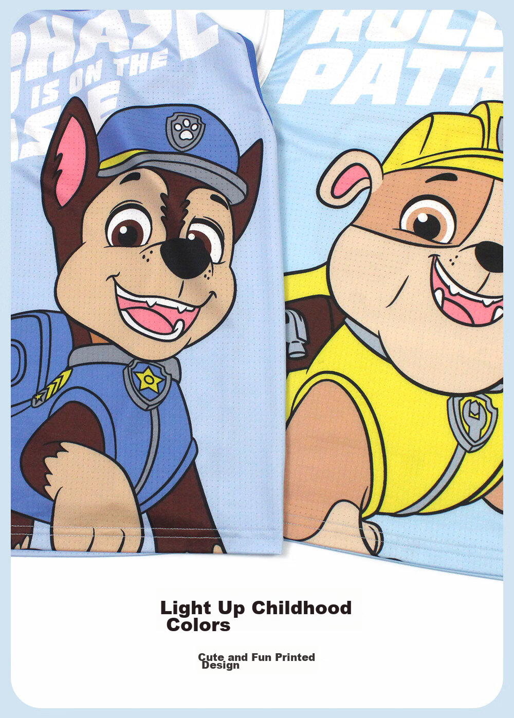 PAW PATROL Class A Children's Quick-Dry Vest Set, Boys' Shorts, Sports Summer Student Cartoon Children's Clothing PA1744A 100 8