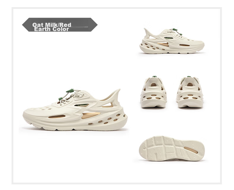 361° Men's Sports Slippers, BIG3 Perforated Shoes, Indoor And Outdoor Beach Sandals for Men, 672426717-8, Size 40 41