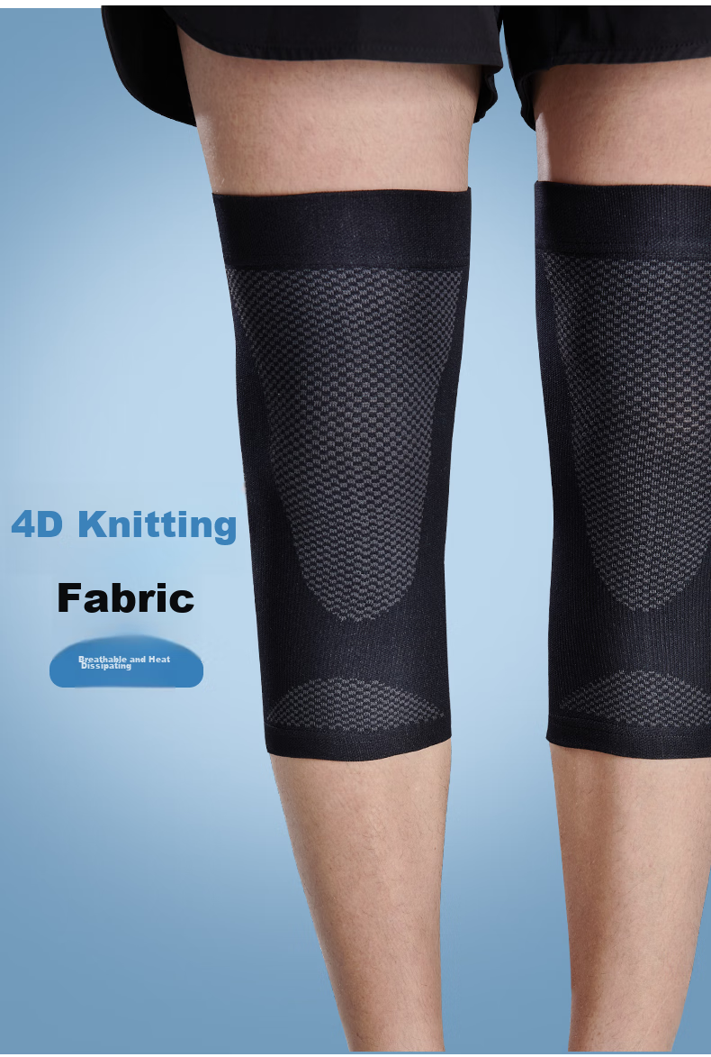 NAILEKESI N Professional Sports Knee Brace Knee Joint Pain Support for Men Running Elastic Arthritis Cold Leg Warmth L 5