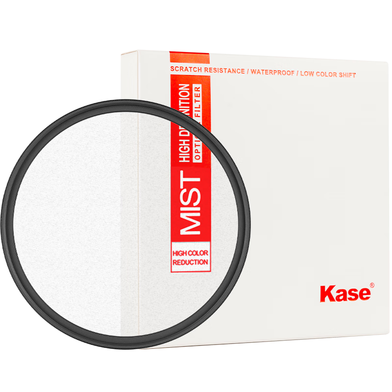 Kase Black Soft Filter, 1/4 49mm, Beauty Filter, Soft Focus Lens, Diffusion Filter, Camera Black Soft Filter, Portrait Light Softening Matte Creative
