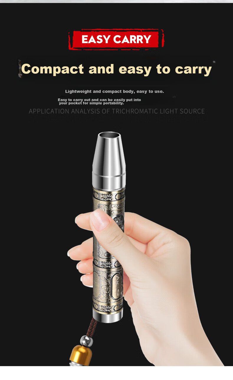 SHENYU Jade Flashlight, High Brightness, for Jade Appraisal, Specialized 365nm UV Light, Three-Color Light Source, for Amber And Jewelry Inspectio 17