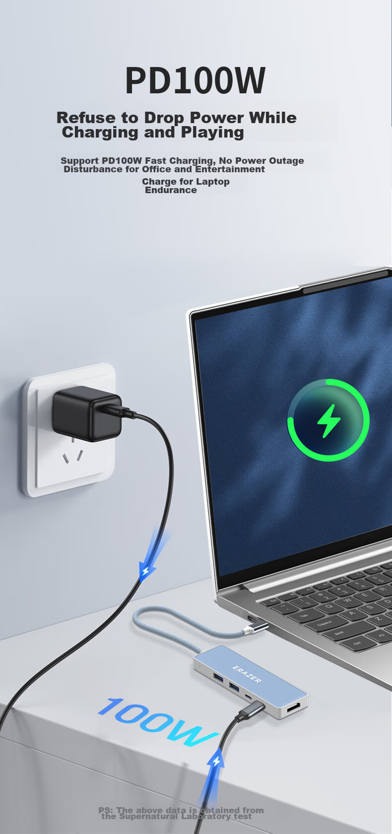 Lenovo Invests in Brand Yinengzhe Type-C Expansion Dock, HDMI Cable Converter, Hub Splitter, 4K60Hz Screen Mirroring, PD Fast Charging, Suitable for Laptops And Desktop Computers 7