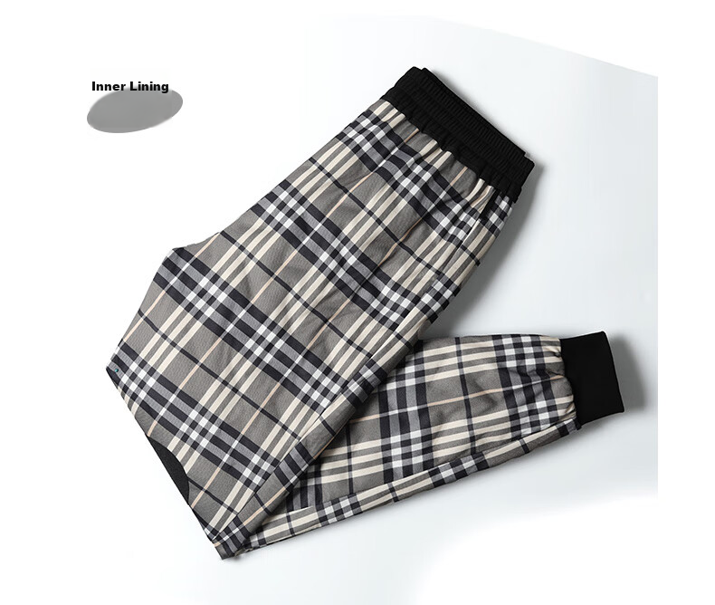 YAYA 90% Goose down Pants, Winter Thermal Leggings for Men And Women, Couples Matching Style, Warm Thick Fleece-Lined Pants, Tapered Men's Trousers 23