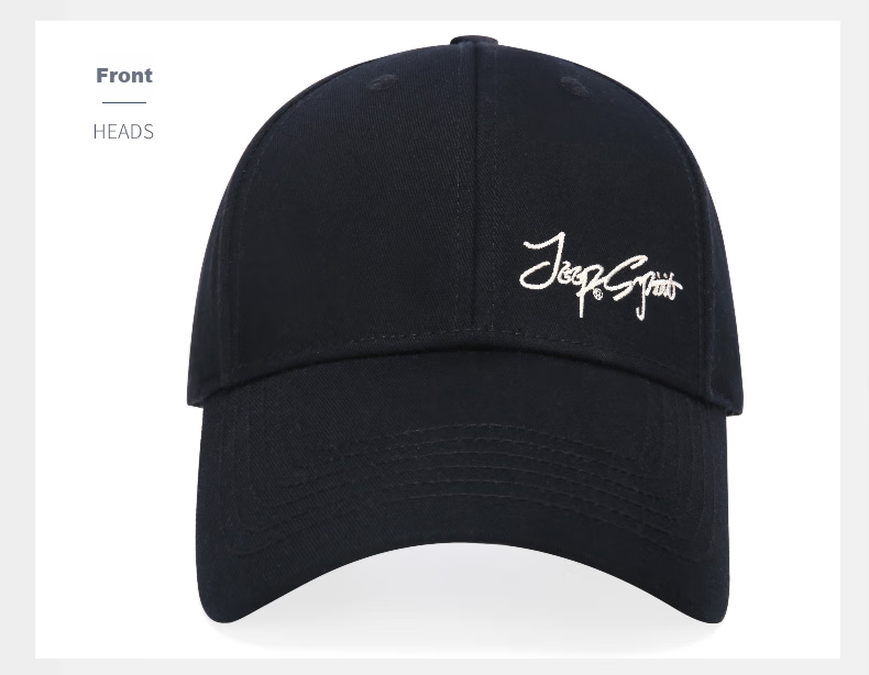 JEEP Men's All-Season Baseball Cap, Fashionable Embroidered Visor Hat for Men And Women, Versatile Cap A0384 12