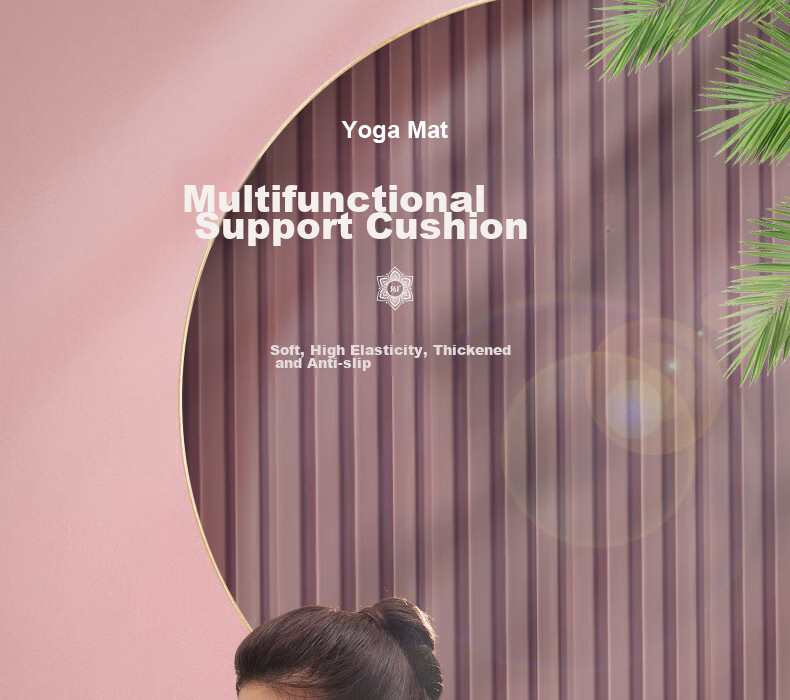 361° Yoga Mat TPE Plank Mat Elbow and Knee Protection Mat Meditation Soundproof Shock Absorption Cushion Home Small Kneeling Pad 1