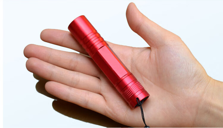 BWNK Aluminum Alloy Splash-Proof No.5 High Brightness Portable Flashlight Gift Box Set Blue 13