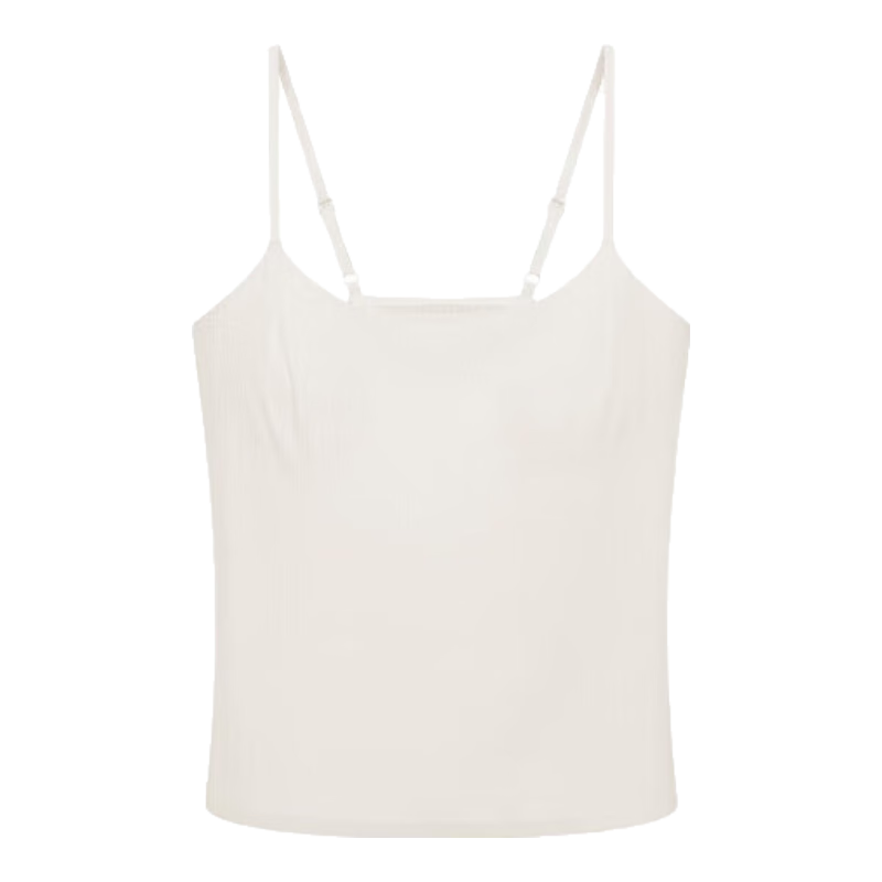 Ubras Liu Wen Same Style Mint Cooling Strap Tank Top for Women, Breathable One-Size Underwear, Upgraded Version, Ripple Blue