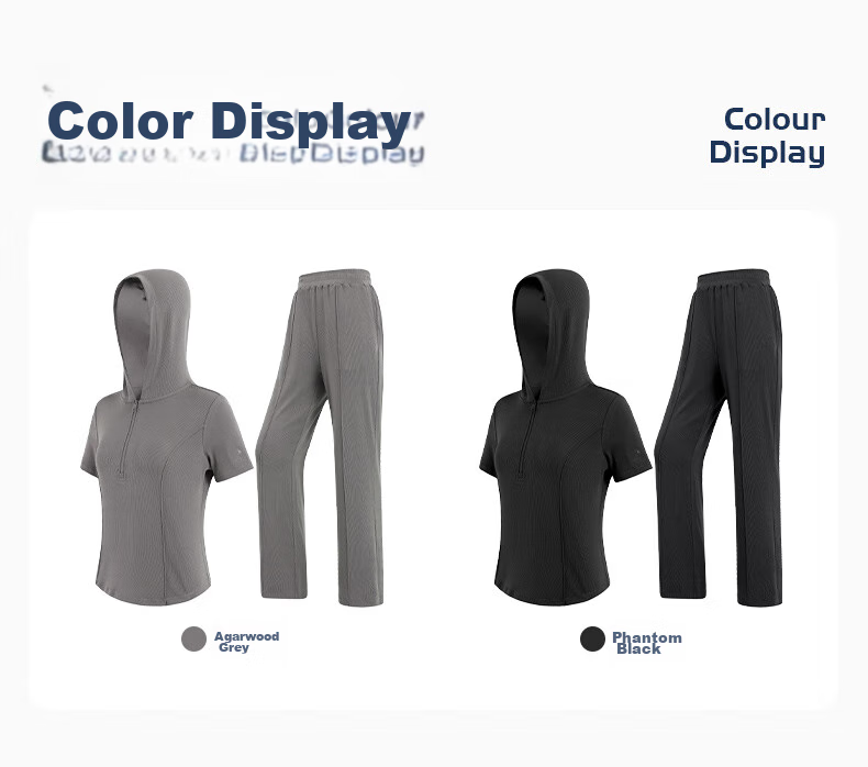 CAMEL Casual Sports Set, New Women's Clothing, Short-Sleeve Jacket, Wide-Leg Straight Pants, Two-Piece Set, Knitted Casual Sportswear 15