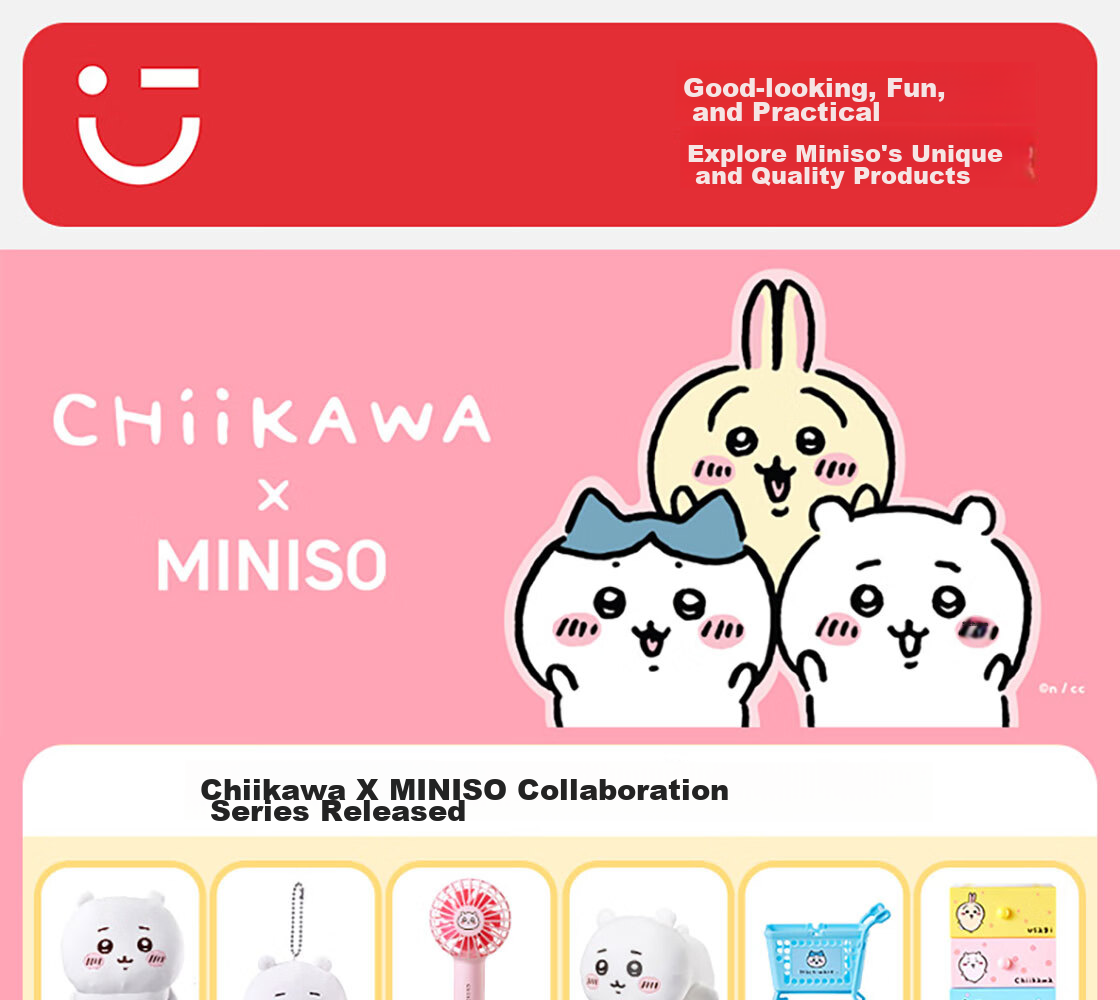 MINISO Chiikawa Series U-Shaped Pillow Hachiware Small Eight Memory Foam Neck Support Pillow Nap Pillow Car Airplane Neck Pillow 1