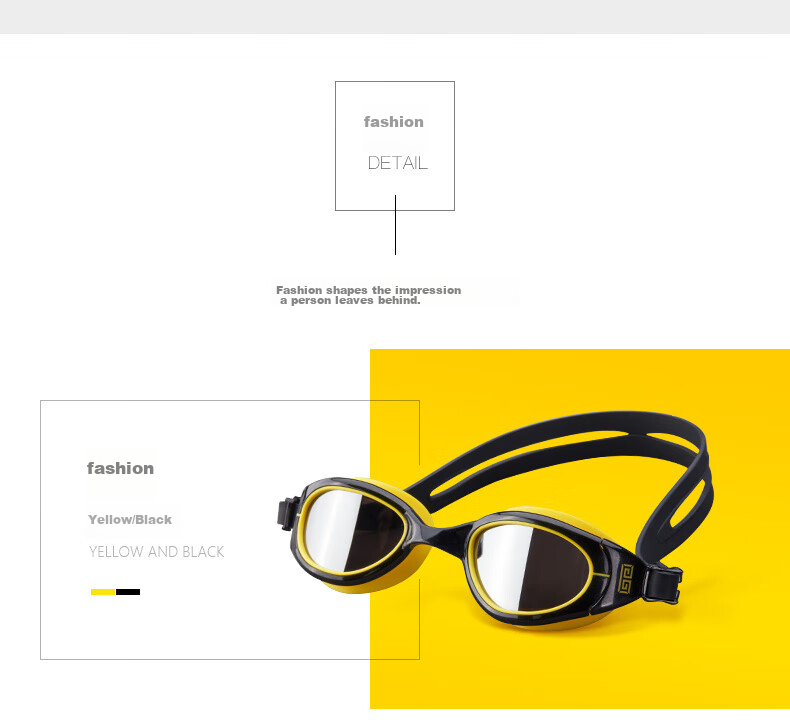 BALNEAIRE Waterproof Anti-Fog Protective Goggles, High Definition, for Men And Women, Non-Prescription, Professional, Blue And Red 13