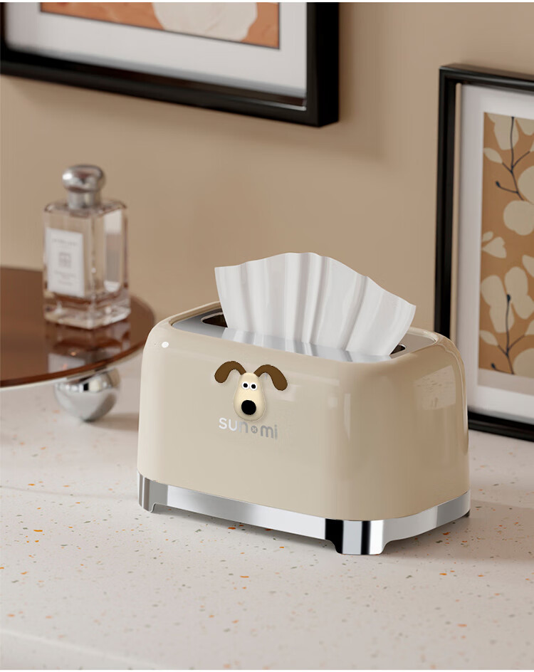Daisy Leaf Japanese Wall-Mounted Tissue Box, Face Towel Storage Box for Bathroom And Kitchen, Thickened Hanging Paper Towel Dispenser 11