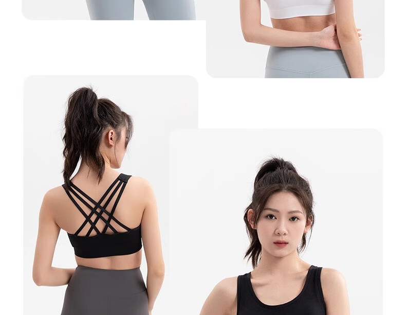 Li-Ning Sports Bra for Women, High Support Yoga Bra, Beautiful Back Design, Running Anti-Shock And Anti-Sagging, Plus Size Breathable Vest 24