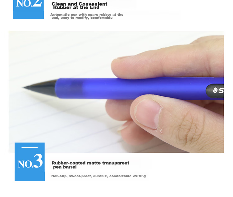 STAEDTLER Mechanical Pencil 0.5mm, Low Center of Gravity, Break-Resistant, Matte Barrel, for Students' Exams, Children, Office Use, Back-To Essential - Gray 77705-8 7