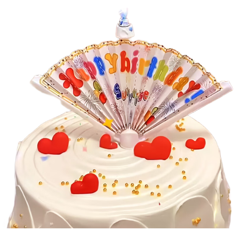 Ounizi Birthday Decoration Party Setup, Birthday Candles, Creative Cake Birthday Props, Atmosphere Fan, Happy Birthday in English