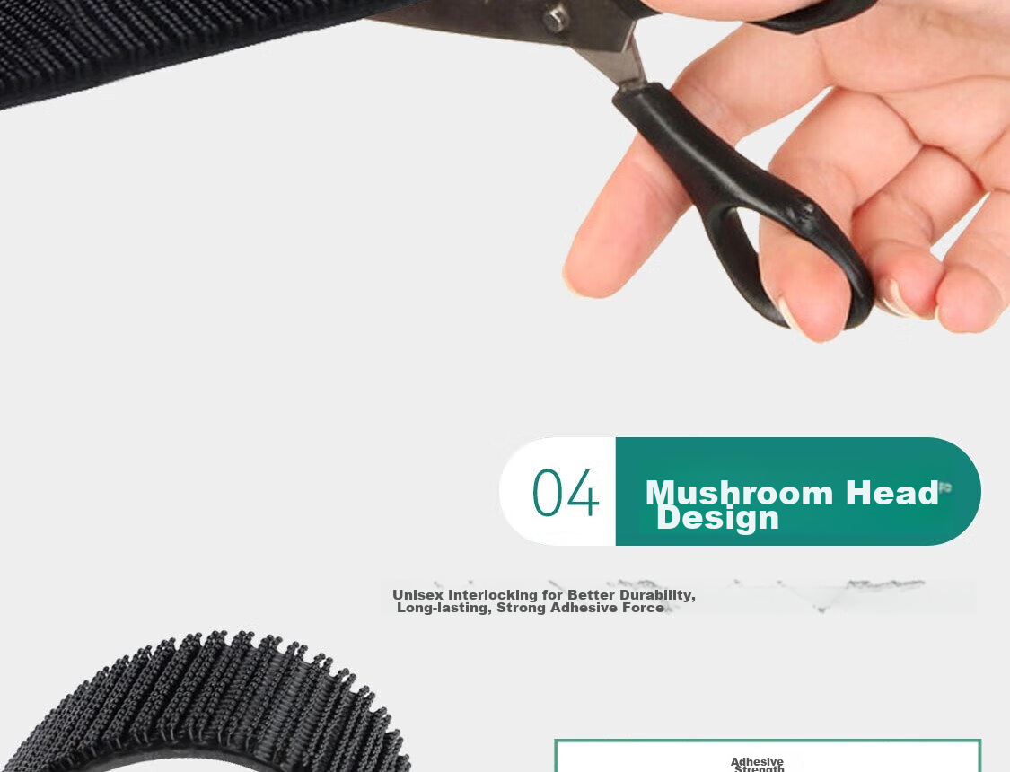 3M Dual Lock Mushroom Fastener Velcro Car Adhesive SJ3550, Width 2.5cm * Length 30cm / 2 Pieces 9