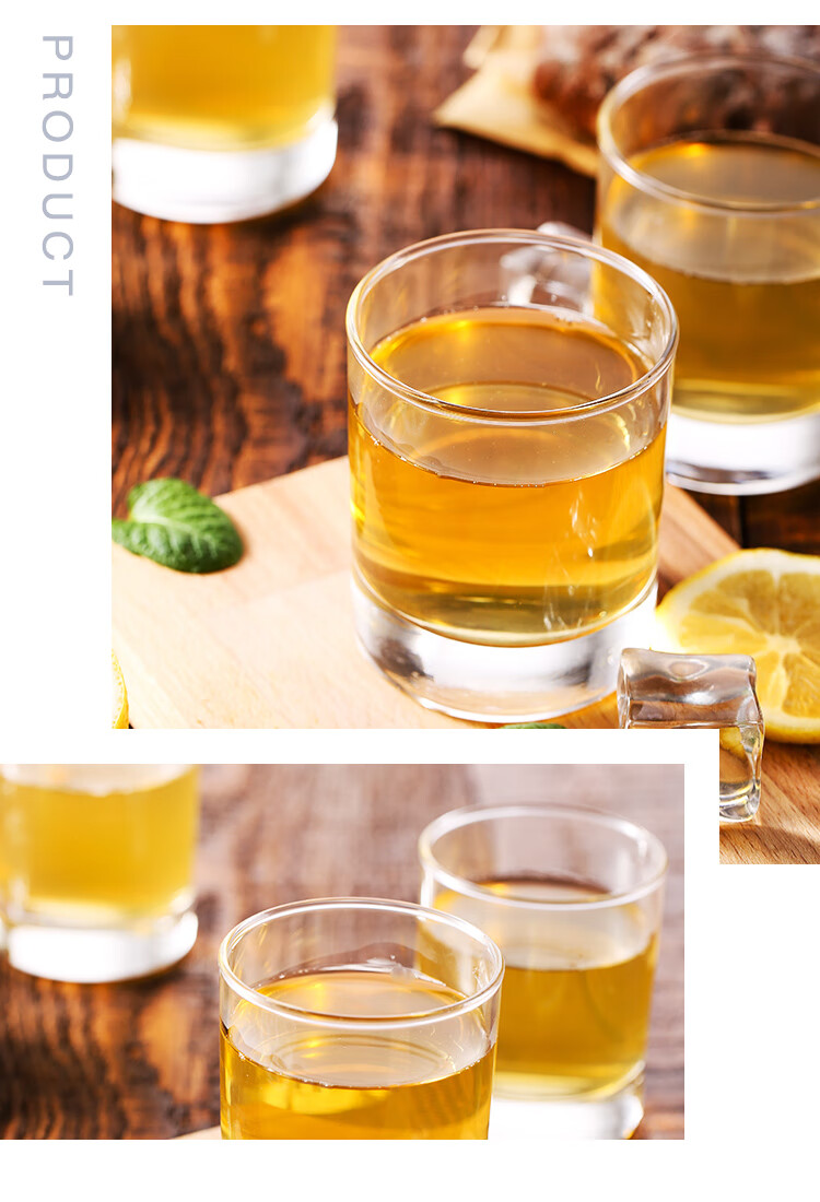 Luminarc Glass Cups Water Glasses for Men And Women, Teacups, Whiskey Glasses, Beer Mugs, Wine Glasses, Milk And Juice Cups, 200ml, Set of 6 2