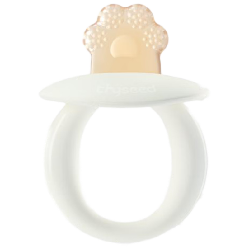 Shixi Teether, Baby Oral Stage Toy for 4-6 Months And Above, Food Grade Silicone Chewy Toy for Teething Babies