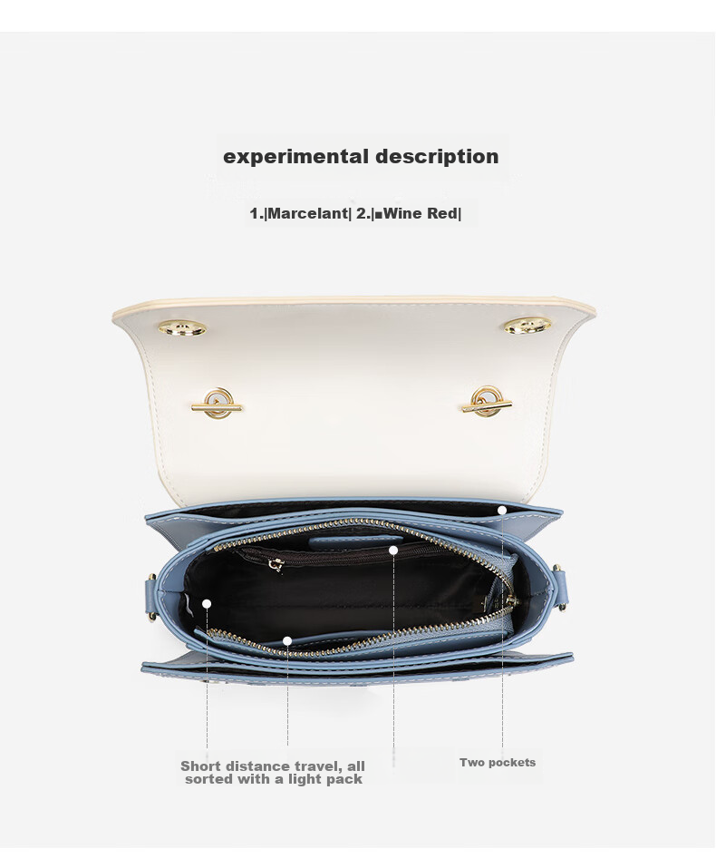 Aiqinghai Leather Handbag, Women's Crossbody Bag, Shoulder Bag, Small Square Phone Bag, Practical Birthday And Mother's Day Gift for Mom 8