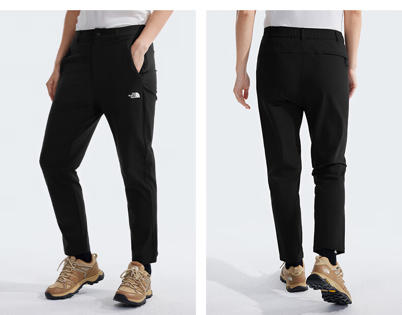 The North Face Women's Casual Pants, Outdoor Comfortable Water-Repellent Trousers, Gray/A0M, Size 10 2