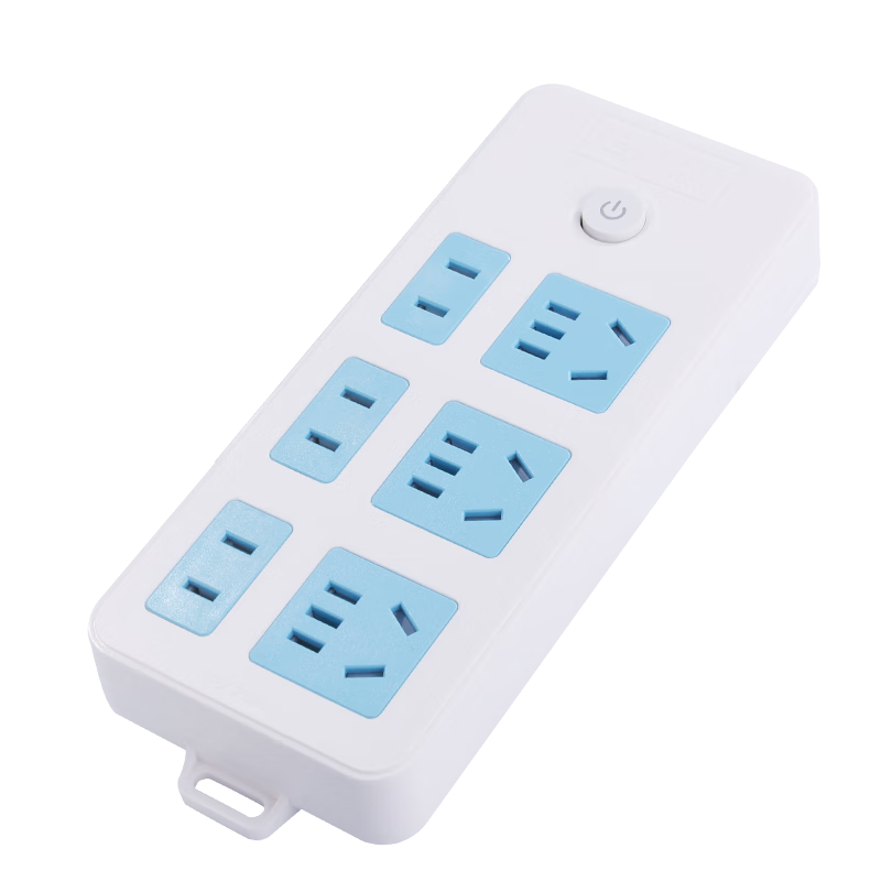 Cici New National Standard Power Strip/Extension Cord/Power Bar/Surge Protector Board/Power Strip 6 Outlets Wireless Power Bar D106 (Power Cord And Plug Not Included)