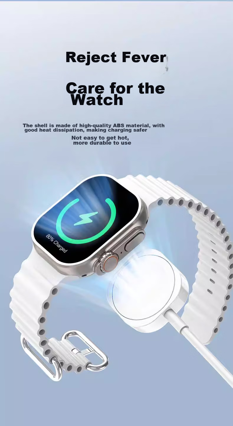 BIAZE Compatible Apple Watch Charger, Apple IWatch Charging Cable for S12/11/10/9/8/7/SE3/Ultra3, Rectangular USB Magnetic Charging Dock 3