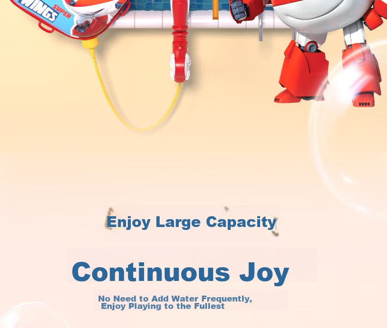 BIG TAYLOR Kids Water Gun Spray Toy for Boys Ages 1-3-6, Preschool Water Play, Floating Water Gun Battle Toy 15