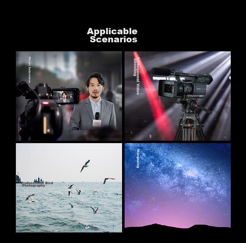 Fotopro FV888 Professional Photography And Videography Tripod, DSLR Camera Stand, Shooting Video Live Streaming Tripod, Hydraulic Head Kit, 1.8m/8kg 11
