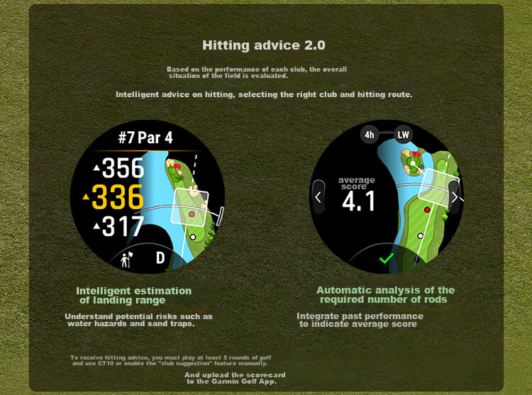 GARMIN Approach S70 Midnight Black Golf Heart Rate Running Outdoor Sports Smartwatch Birthday Gift 10