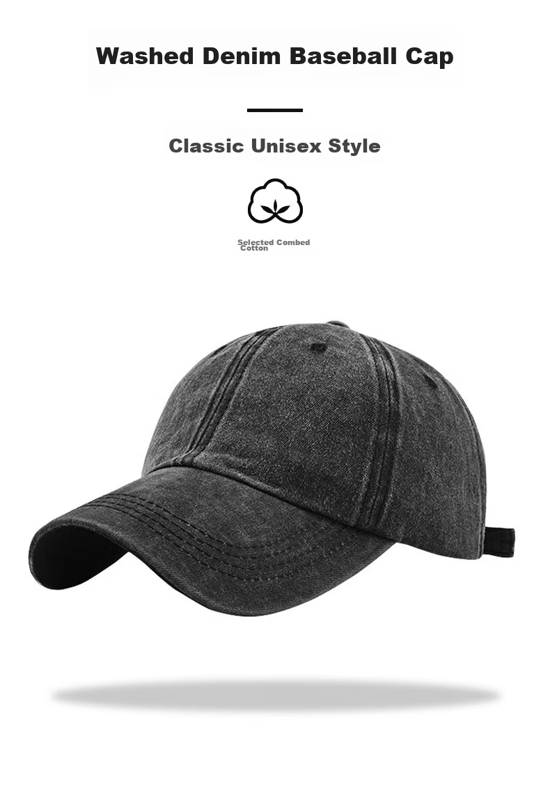 FitonTon Men's Baseball Cap Spring Summer Sun Protection Duckbill Hat Korean Fashion Large Head Circumference Wide Brim Outdoor Cap 1