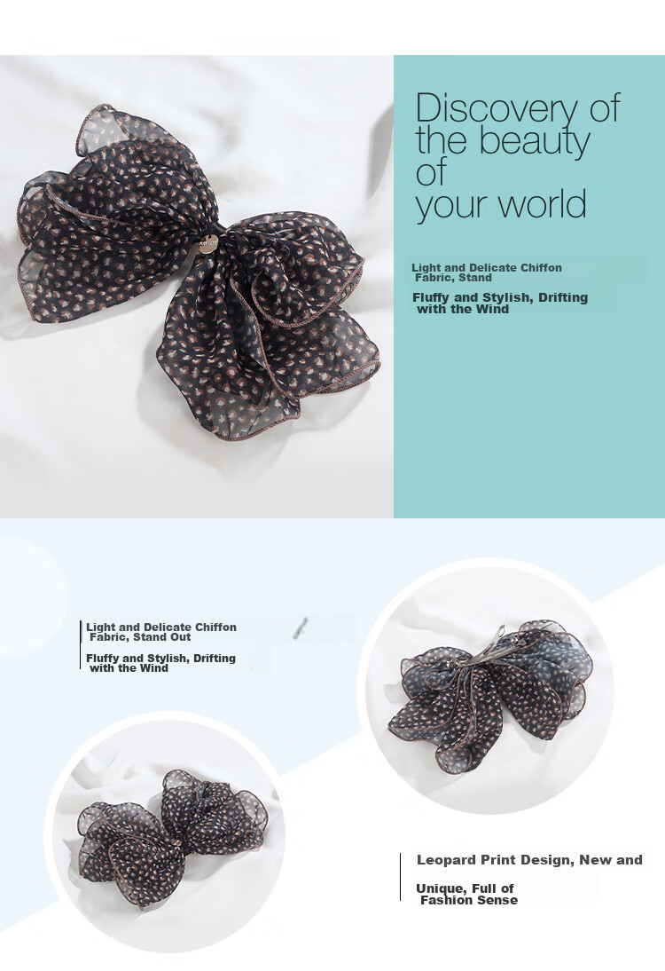 CHIMERA Back-Of Bun Hair Clip, French Bow Barrette, Half-Up Hairpin, Hair Accessory for Women, Mid-Autumn Festival Gift 19